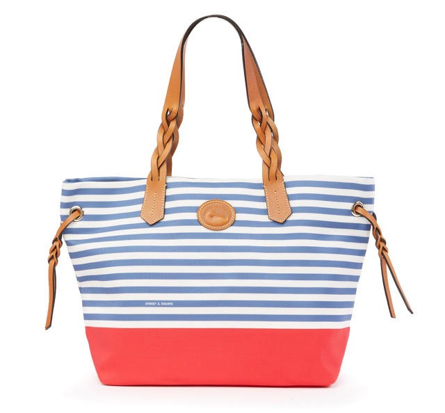 Dooney & Bourke Dooney & Bourke Mini Barlow Convertible Tote Bag in Saddle  at Nordstrom Rack