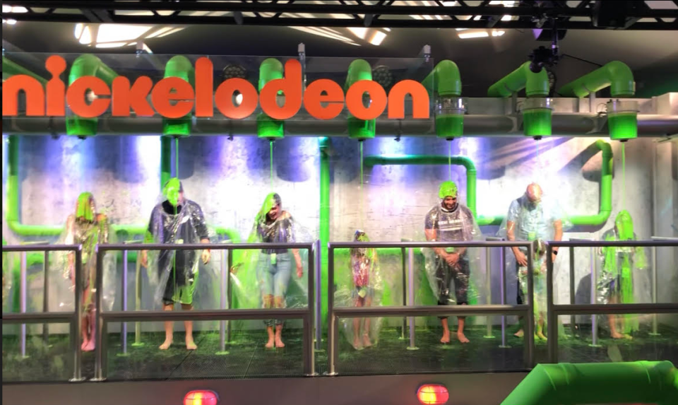 Guests get slimed at Slime City, Aventura Mall