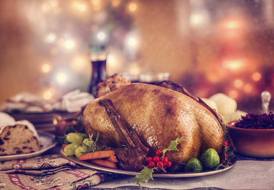 Eine Weihnachtsgans hat einen höheren CO2-Fußabdruck als ein Weihnachtsbaum (Symbolbild: Getty Images)