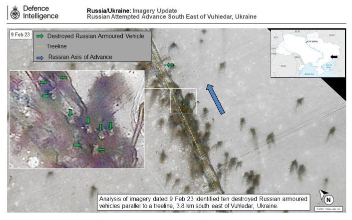 MoD update on the situation in Ukraine - - Ministry of Defence Twitter/Ministry of Defence Twitter