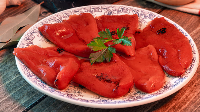 roasted piquillo peppers