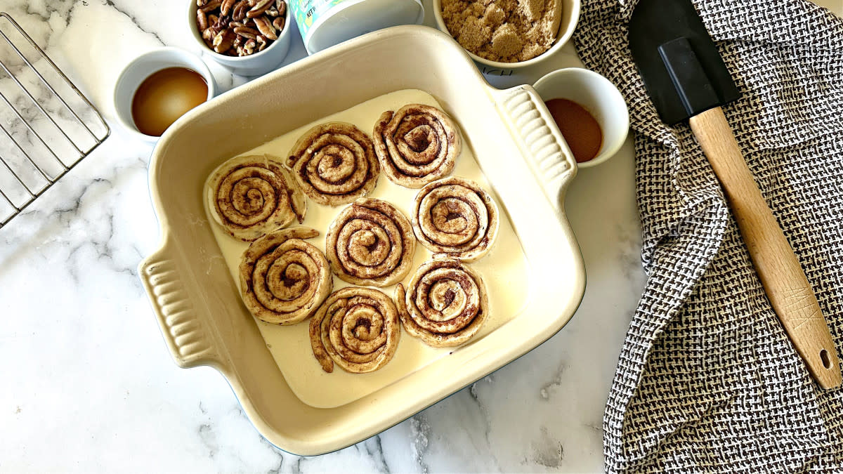 Cinnamon Rolls with Heavy Cream<p>Krista Marshall</p>