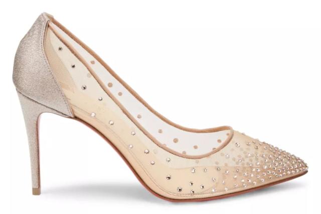 LOUBOUTIN FOLLIES STRASS FLAT - MW FASHION TALKY