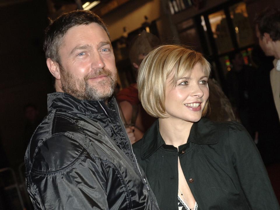 Vincent Regan and guest at the London premiere of "300"