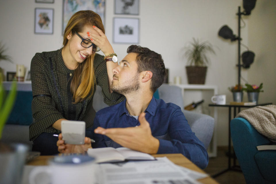Marriage can be extra hard when it comes to the burden of debt.&nbsp; (Photo: Milan_Jovic via Getty Images)