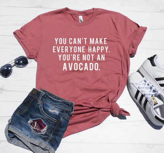 39) Funny Avocado Shirt