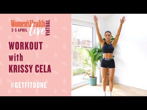 <p>She's the queen of fitspiration and founder of the Tone & Sculpt app and if you think she's going to let you off with an easy workout, you're dead wrong. <a href="https://www.instagram.com/krissycela/?hl=en" rel="nofollow noopener" target="_blank" data-ylk="slk:Krissy Cela's;elm:context_link;itc:0;sec:content-canvas" class="link ">Krissy Cela's</a> 28-minute sculpting HIIT workout is four five-minute circuits made up of three exercises each. You'll need to go hell for leather and try and complete as many rounds of the exercises as you can within the five minutes. It's sweaty and so totally worth it. </p><p><strong>Targets: </strong>Full body</p><p><strong>Duration: </strong>28-minutes<strong><br></strong></p><p><a href="https://www.youtube.com/watch?v=HOKUw9nZyi4&t=555s&ab_channel=Women%27sHealthUK" rel="nofollow noopener" target="_blank" data-ylk="slk:See the original post on Youtube;elm:context_link;itc:0;sec:content-canvas" class="link ">See the original post on Youtube</a></p>