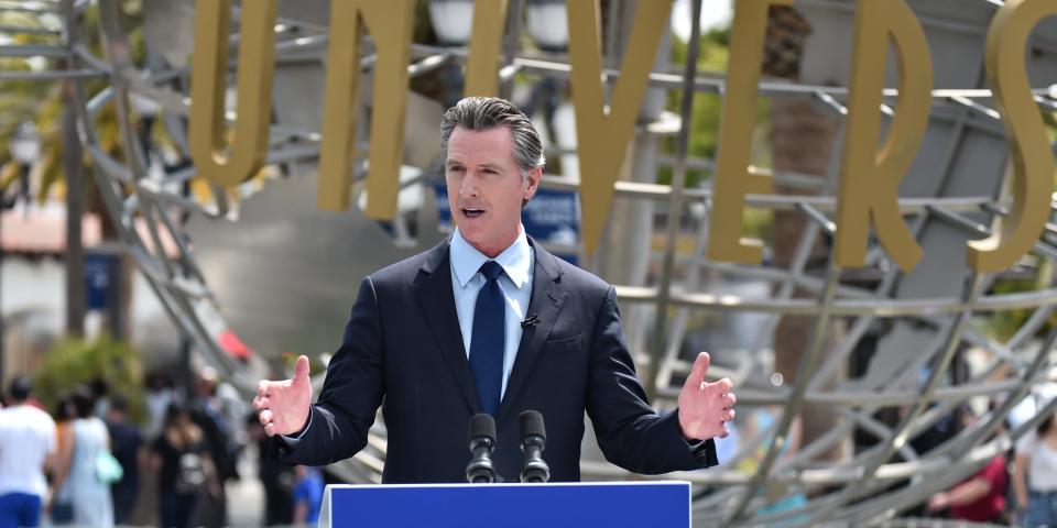 California Gov. Gavin Newsom