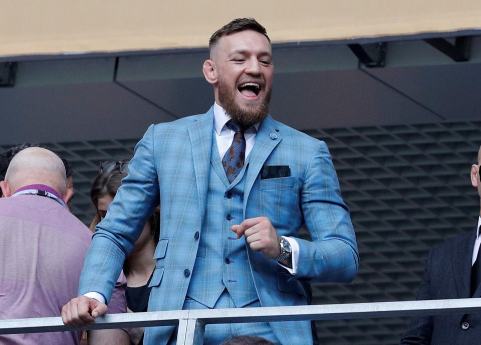 McGregor remains one of the richest athletes on the planet, but he’s still got plenty of fight left in his MMA career — if he gets back in the Octagon. (REUTERS/Darren Staples)