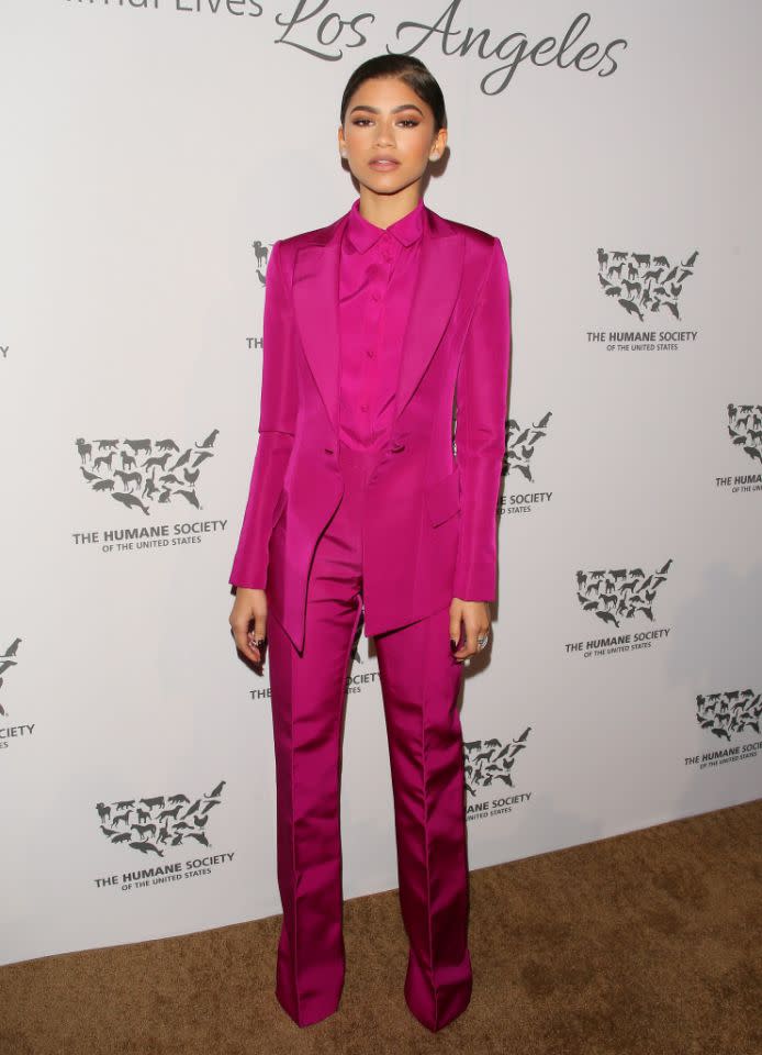 Zendaya vêtue en Christian Siriano