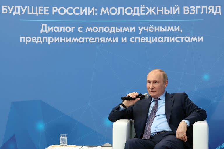 El presidente Vladimir Putin, en Moscú. (Photo by Mikhail Metzel / SPUTNIK / AFP)