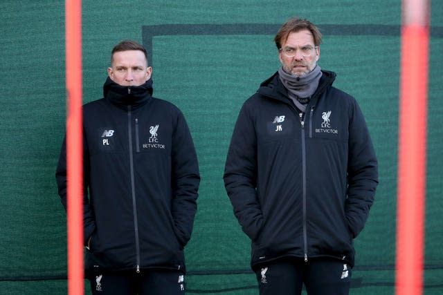 Pep Lijnders and Jurgen Klopp