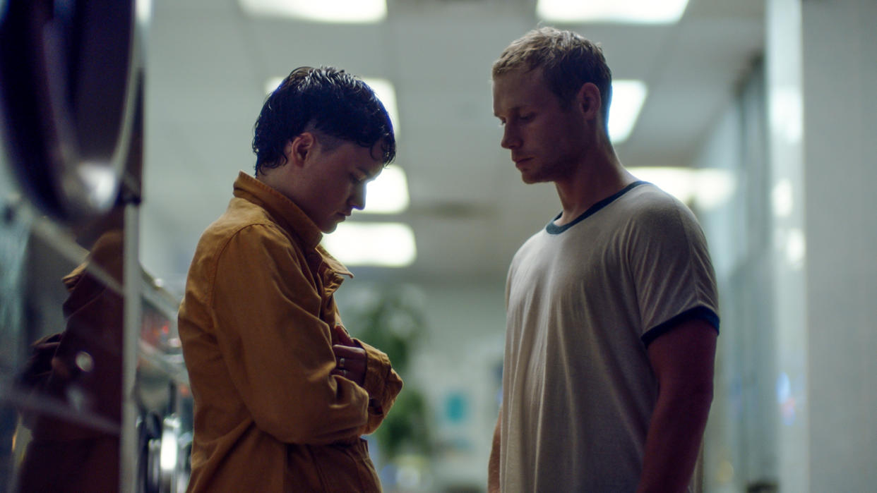 Lio Mehiel and Cole Doman appear in a still from 
