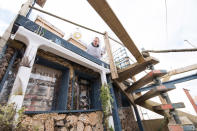 <p>ECO:<br>The Bee Eco Shed – owned by George Smallwood in Sheffield (Picture: Shed of the Year) </p>
