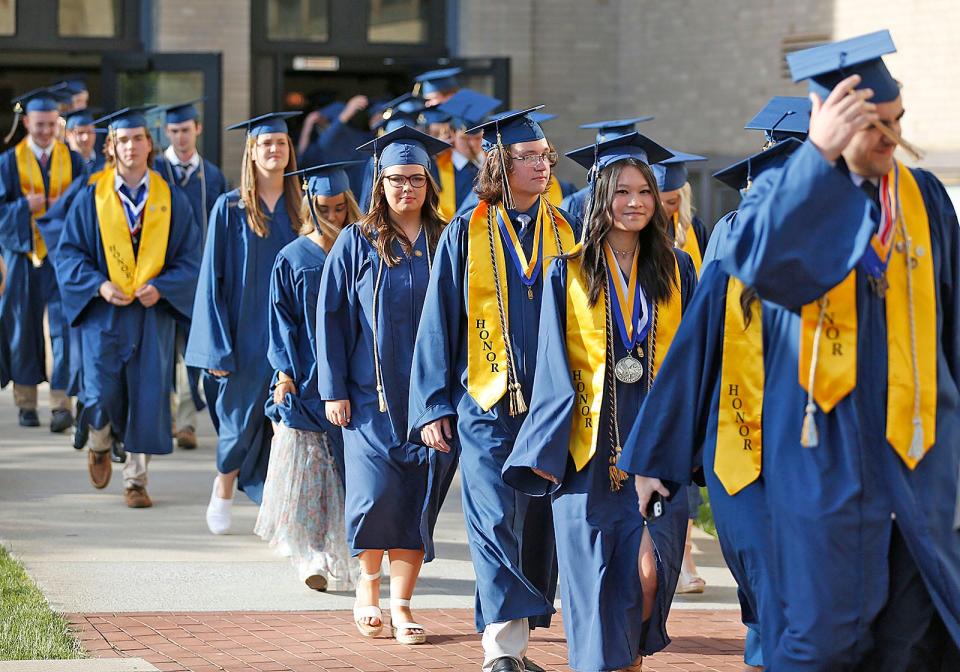 Archbishop Williams High School in Braintree graduates 140 students at its 70th commencement on Thursday, May 26, 2022.