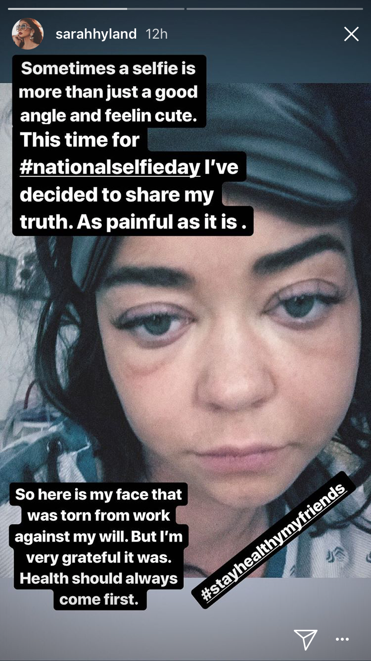 Photo credit: Sarah Hyland / Instagram: @sarahhyland