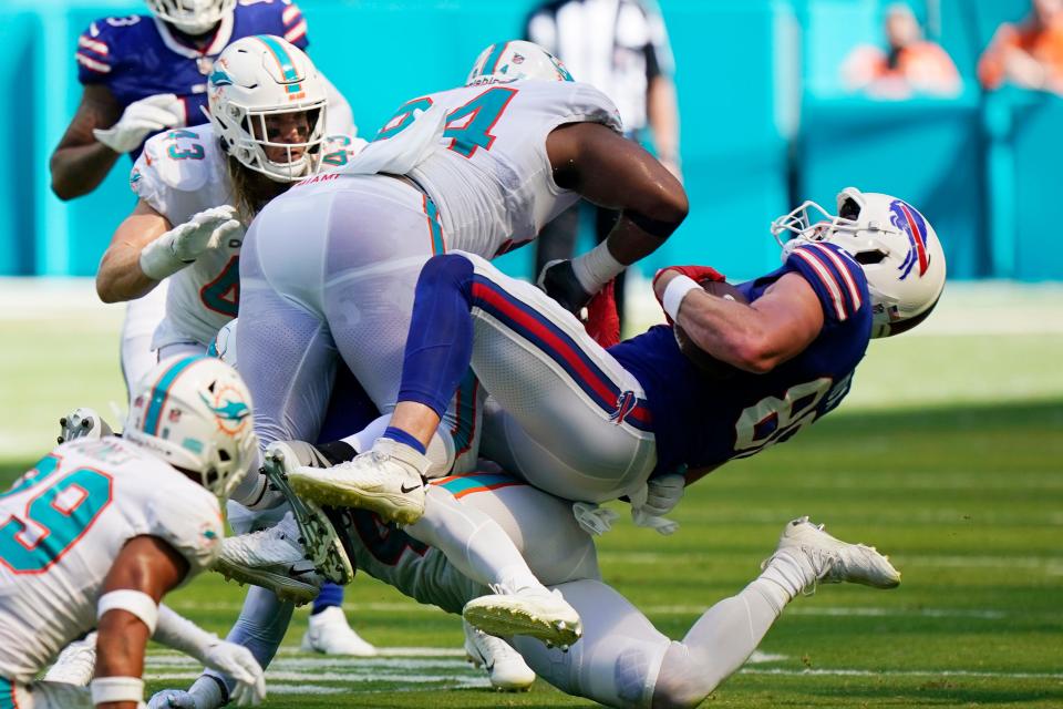 Miami defensive tackle Christian Wilkins is a beast in the middle of the Dolphins defense.