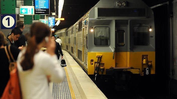 The man is alleged to been on his way home from jail when he met a victim on the train home before taking her to a park in Seven Hills, Sydney. Photo: AAP