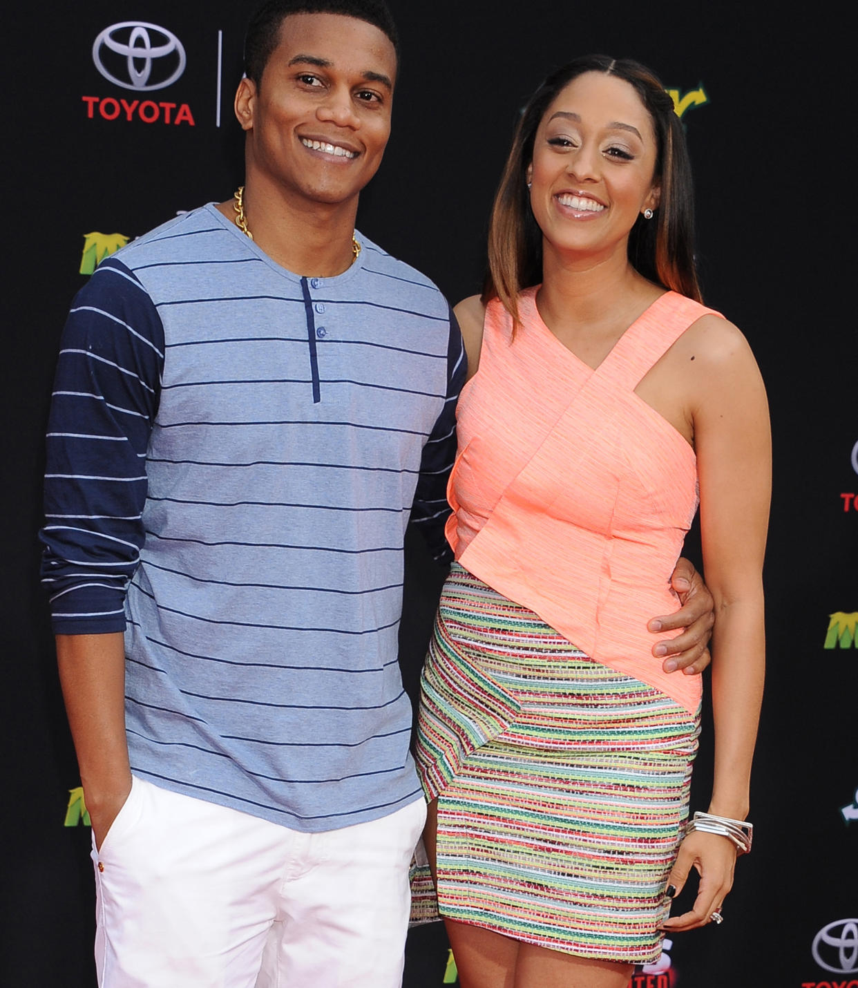 Cory Hardrick and Tia Mowry (Frank Trapper / Corbis via Getty Images)