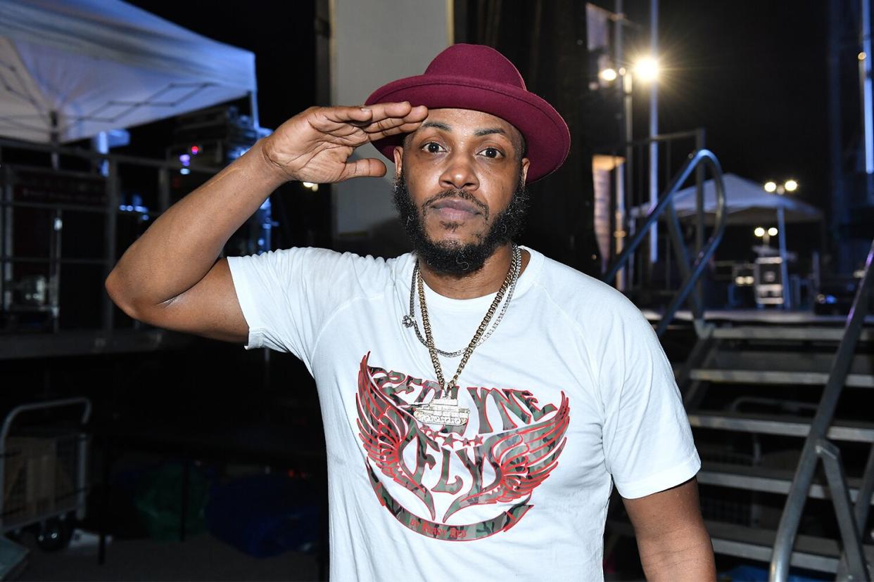 Mystikal backstage during Drive-In Concerts Jokes &amp; Jams II at Georgia International Convention Center on September 05, 2020 in College Park, Georgia.