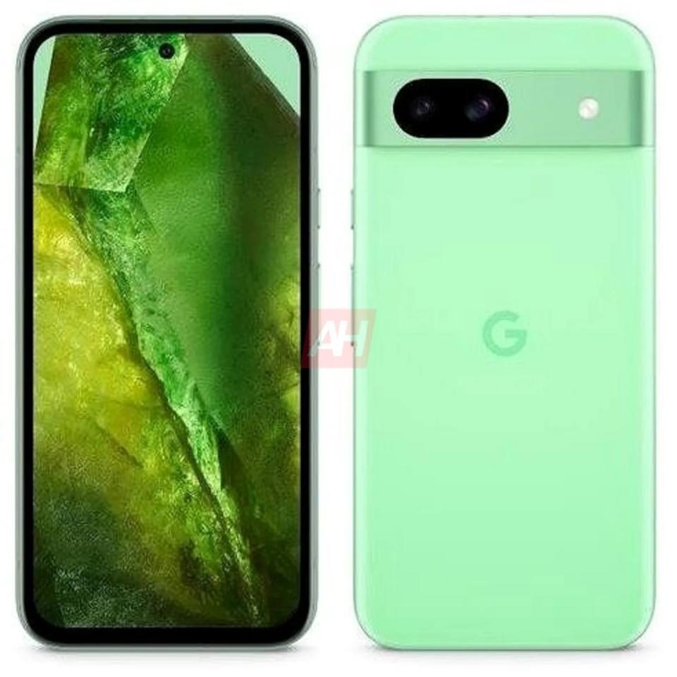 Google Pixel 8a in green