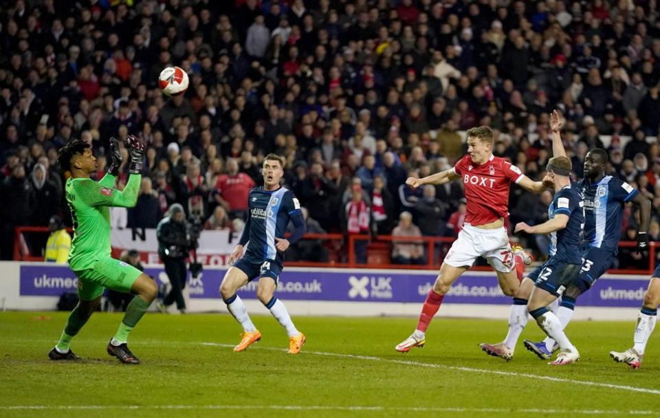 Nottingham Forest take on Huddersfield at Wembley (Nick Potts/PA) (PA Wire)