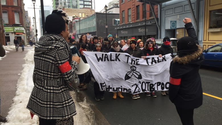 Counter rally to women's march highlights diverse feminism in Halifax