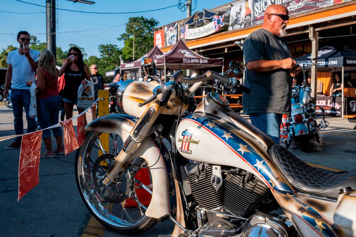 The Myrtle Beach Bike Week 2023 Spring Rally officially started May 12 with riders cruising into popular venues across the Grand Strand area. The event, which is expected to bring more than 30,000 bikers, runs through May 21, 2023. May 12, 2023.