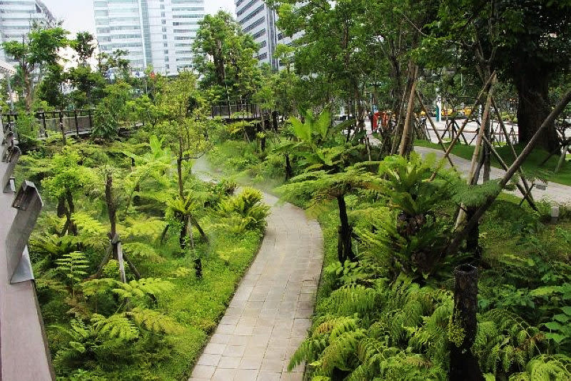 南港三重世貿公園(圖片來源：台北市政府工務局公園路燈工程管理處)