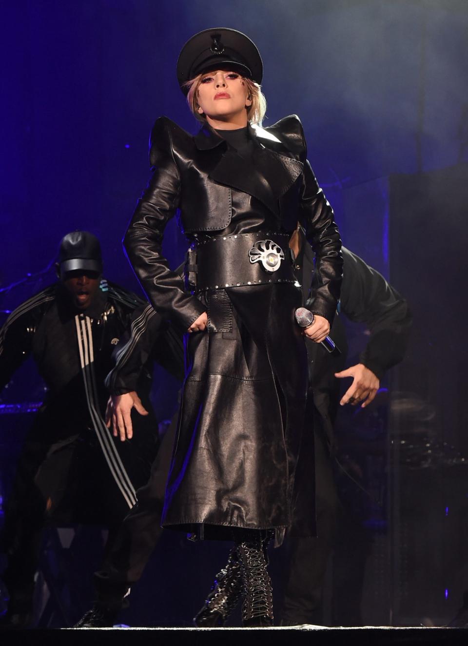 INDIO, CA - APRIL 22: Lady Gaga performs on the Coachella Stage during day 2 of the 2017 Coachella Valley Music & Arts Festival (Weekend 2) at the Empire Polo Club on April 22, 2017 in Indio, California. (Photo by Kevin Winter/Getty Images for Coachella)