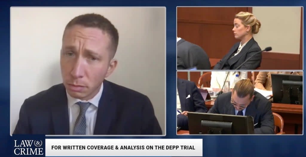iO Tillett Wright testifes in a pre-recorded deposition played in court on Tuesday (Law & Crime)