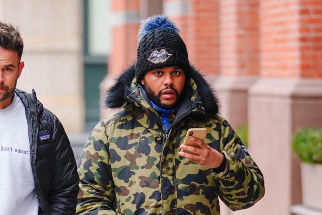 The Weeknd Serves Up a NYC Look With a Camo Puma Sneakers