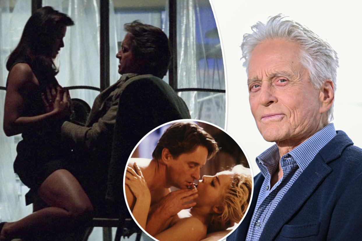 Michael Douglas talks sex scenes as a septuagenarian