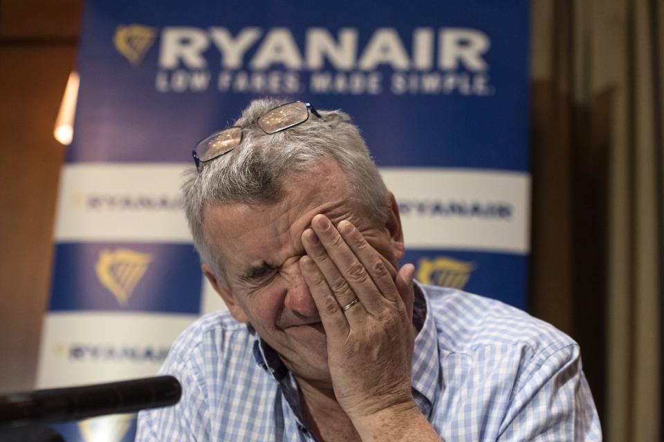 Ryanair CEO Michael O’Leary says flights between Britain and Europe could stop unless a deal is reached by the end of 2018 (EFE/WILL OLIVER)