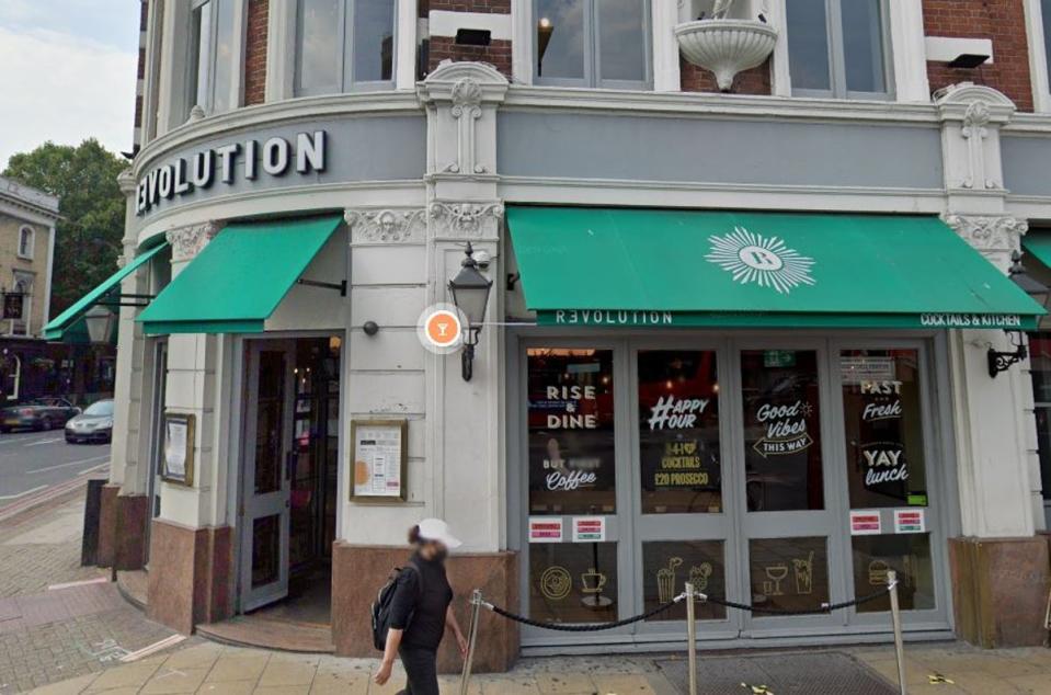 Revolution in Putney (Google Maps)