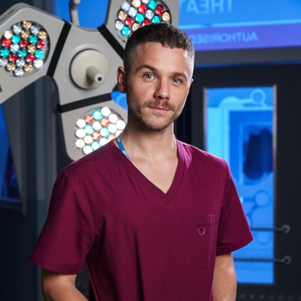 David Ames as Dom Copeland in Holby City