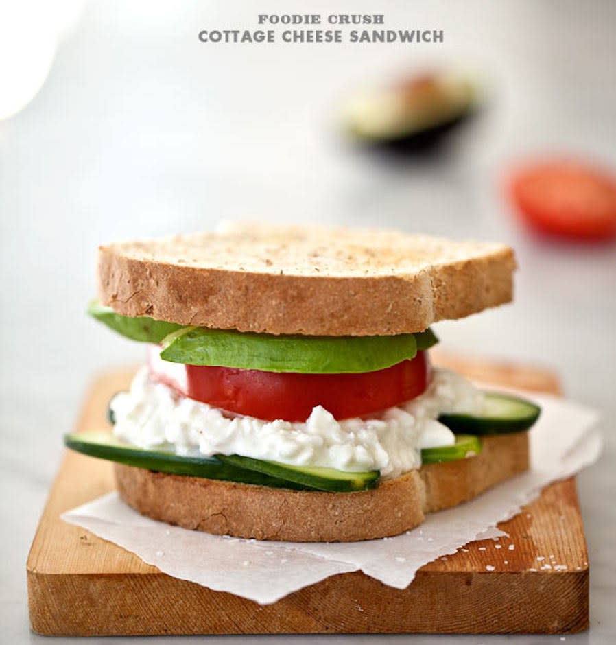 Cottage Cheese Sandwich from Foodie Crush
