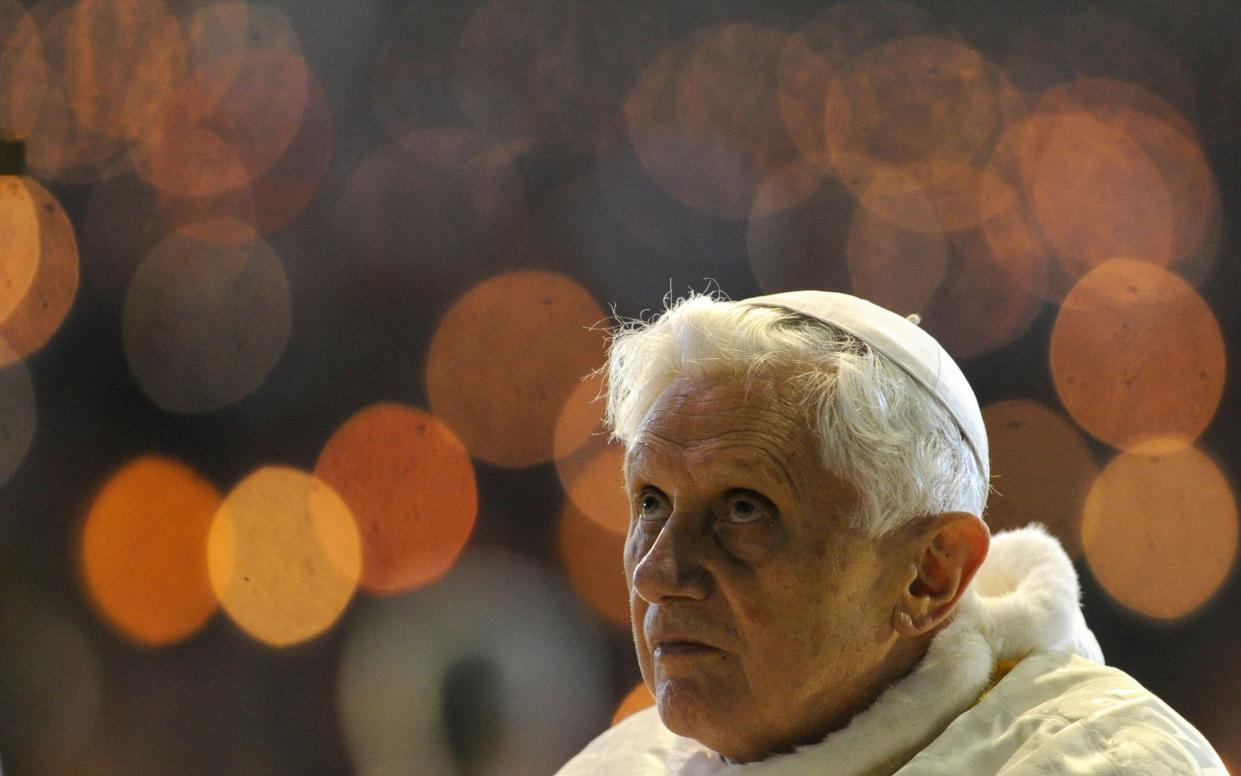 Former pope Benedict XVI admitted providing incorrect information to a German inquiry about his presence at a 1980 meeting discussing a paedophile priest - AFP