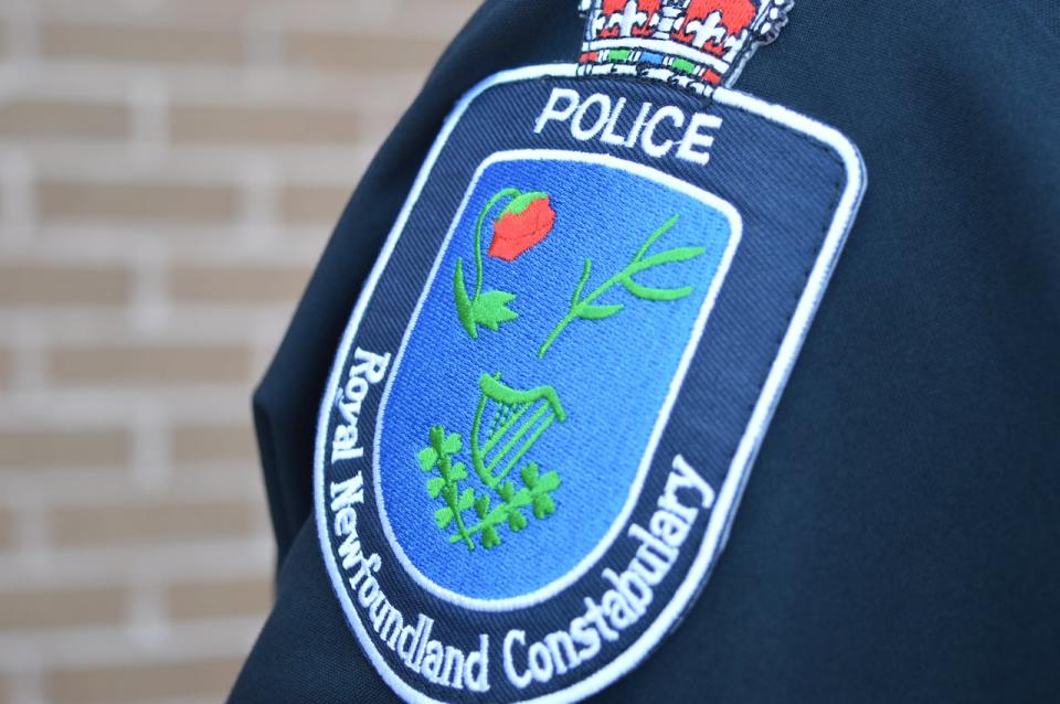 A Royal Newfoundland Constabulary (RNC) uniform badge.