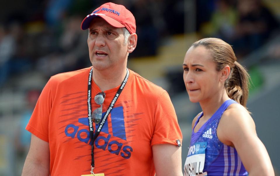 Minichiello and Jessica Ennis-Hill during their time as coach and athlete - PA