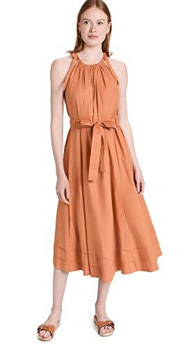 Ulla Johnson Women's Joni Dress, Clay, Orange, 6