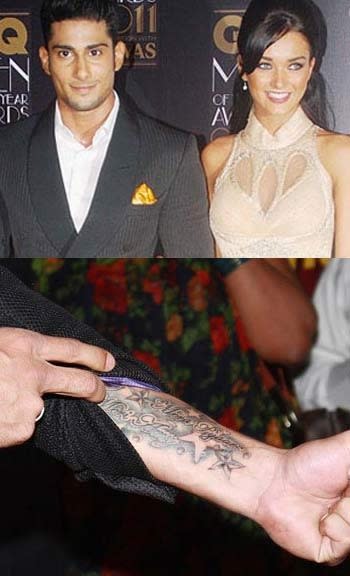 amy jackson prateik babbar tattoo