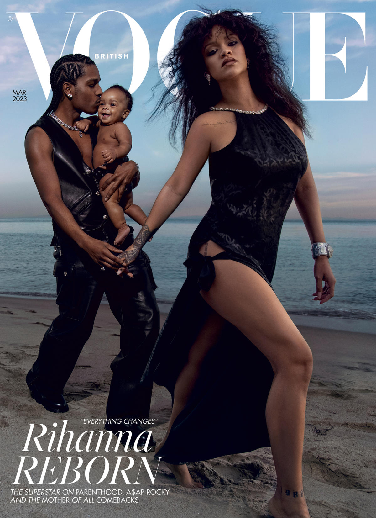 Rihanna Is Breathtaking on Cover of ‘British Vogue’ With ASAP Rocky and