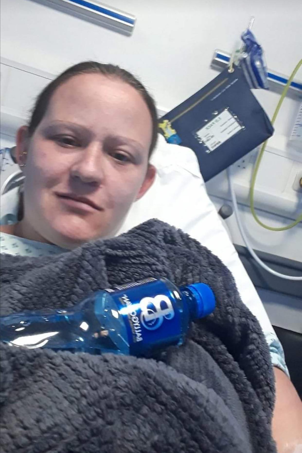 A mum-of-two with a rare allergy was left fighting for her life after she was accidentally served diet cola instead of a full-fat version. [Photo: Caters]