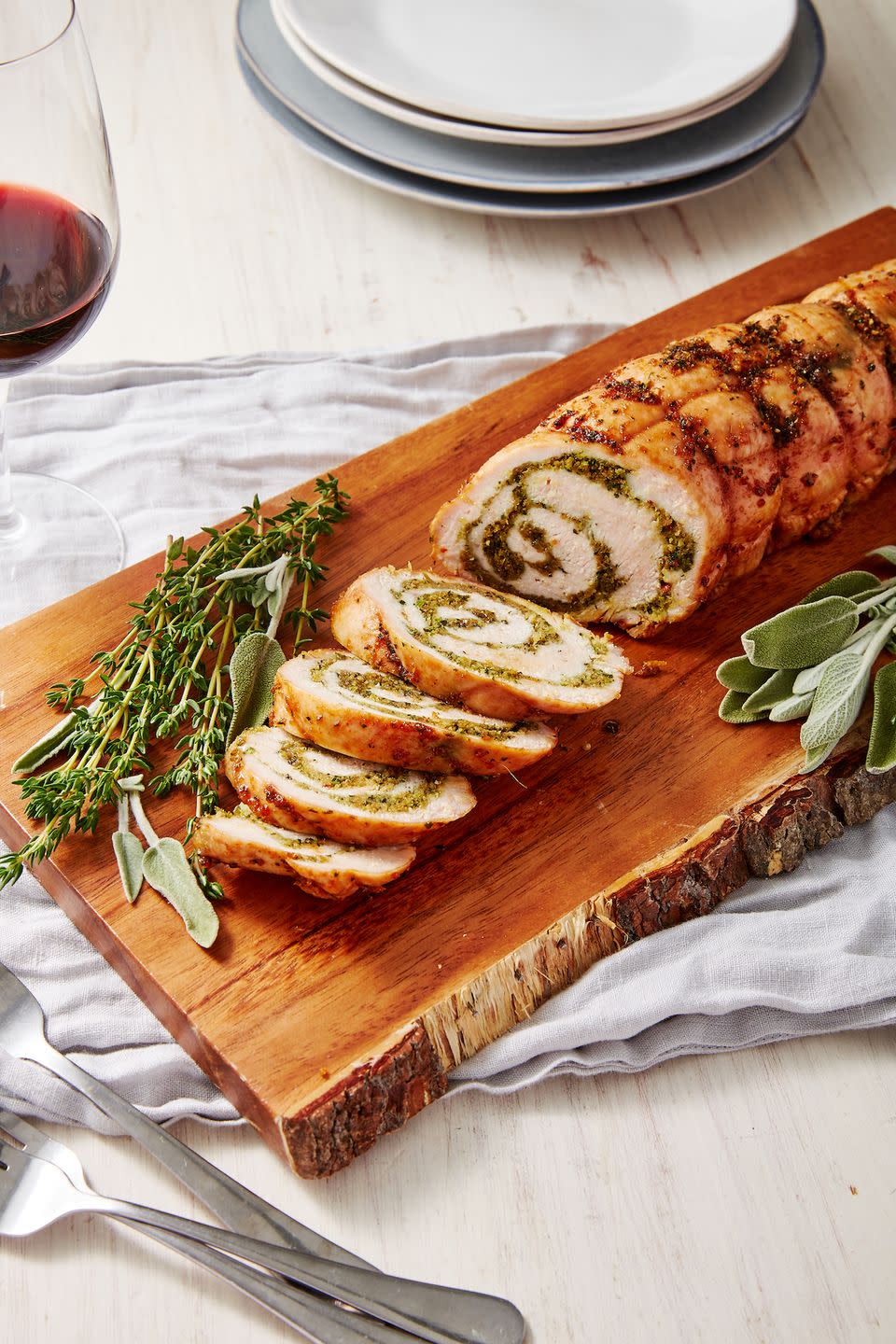 Garlic & Herb Turkey Roulade