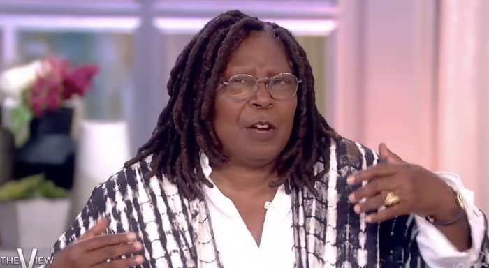 closeup of Whoopi