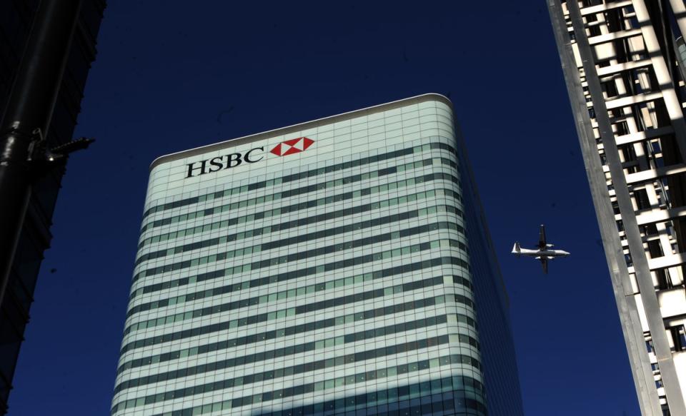 HSBC Tower in Canada Square, Canary Wharf, London (Anthony Devlin/PA) (PA Archive)