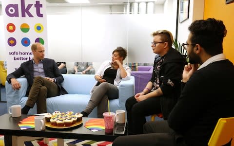 Prince William meets akt ambassadors - Credit: Reuters