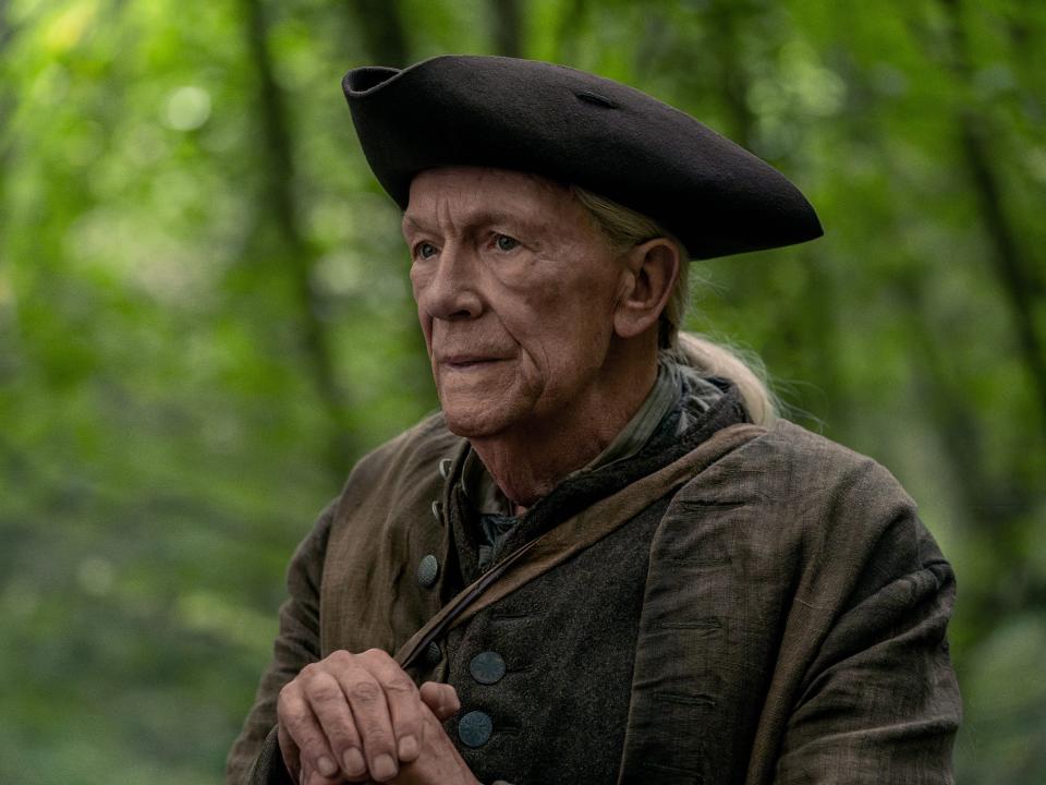 Arch Bug (Hugh Ross) in "Outlander" season seven.