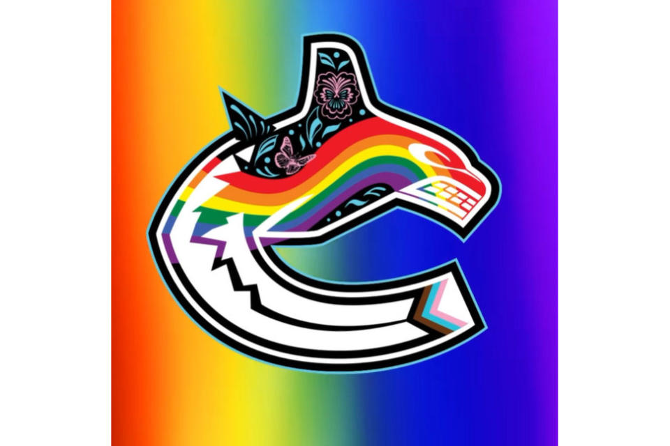 Vancouver Canucks Pride Logo